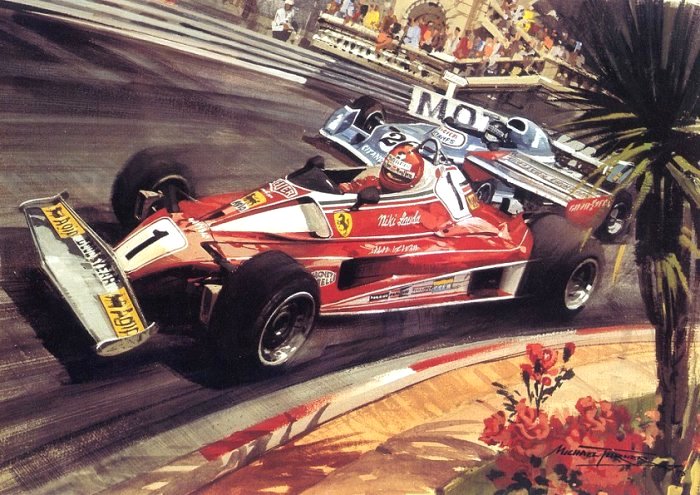 Niki Lauda Austrian Formula One driver and a three-time F1 World Drivers Champion